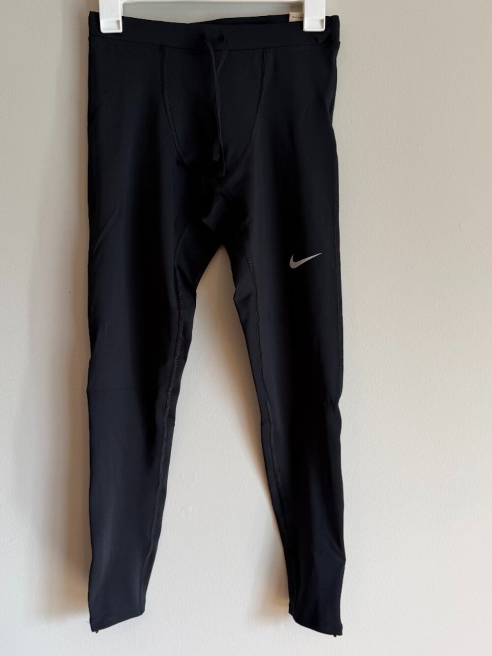 Nike CZ8830-010 Mens Small Dri-FIT Challenger Running Training Tights Black